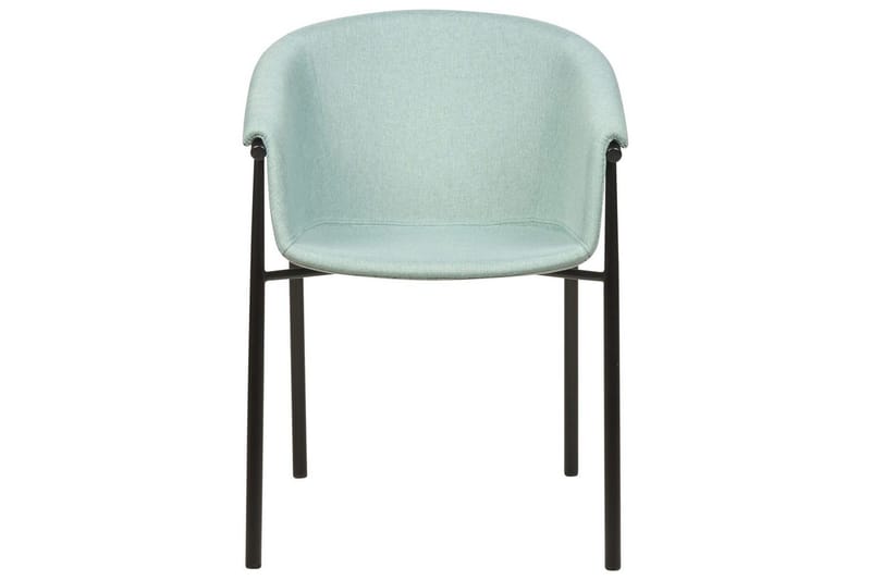 Set med 2 matstolar Ames - Grön, Svart - Möbler - Fåtölj & stolar - Matstol & köksstol