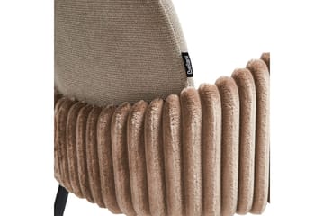 Set med 2 matstolar Amity - Beige, svart, brun - Möbler - Fåtölj & stolar - Matstol & köksstol