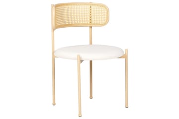 Set med 2 matstolar Andover - Ljus trä, beige - Möbler - Fåtölj & stolar - Matstol & köksstol