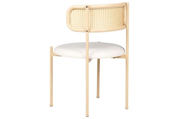 Set med 2 matstolar Andover - Ljus trä, beige - Möbler - Fåtölj & stolar - Matstol & köksstol