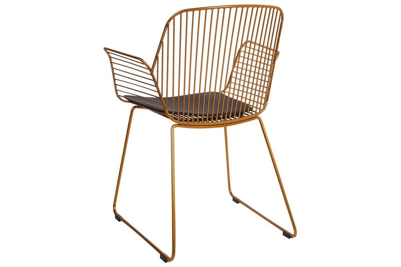 Set med 2 matstolar Appleton - Guld, svart - Möbler - Fåtölj & stolar - Matstol & köksstol