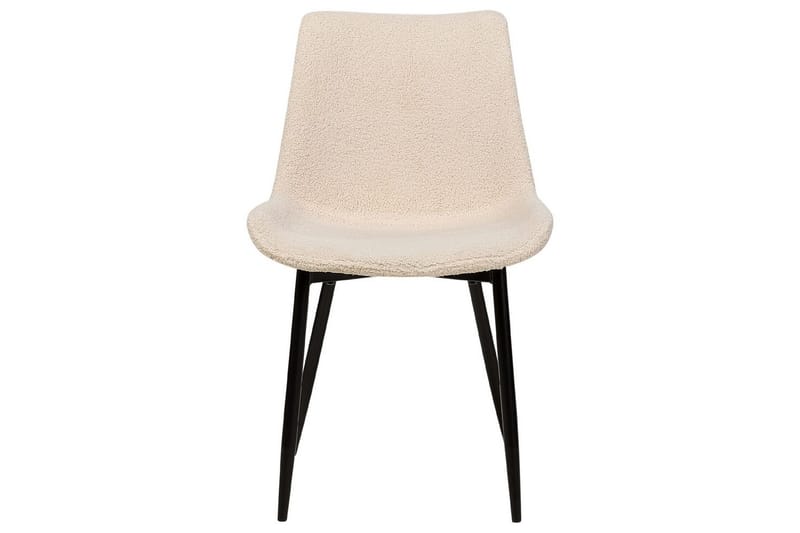 Set med 2 matstolar Avilla - Beige, svart - Möbler - Fåtölj & stolar - Matstol & köksstol