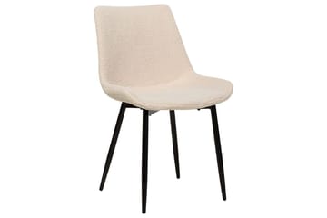 Set med 2 matstolar Avilla - Beige, svart - Möbler - Fåtölj & stolar - Matstol & köksstol