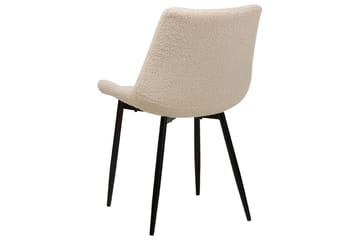 Set med 2 matstolar Avilla - Beige, svart - Möbler - Fåtölj & stolar - Matstol & köksstol