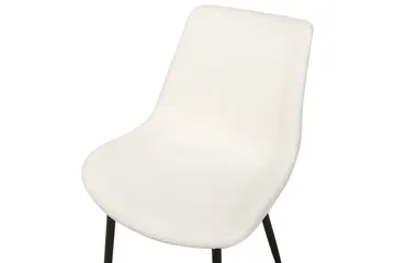 Set med 2 matstolar Avilla - Vit, Svart - Möbler - Fåtölj & stolar - Matstol & köksstol