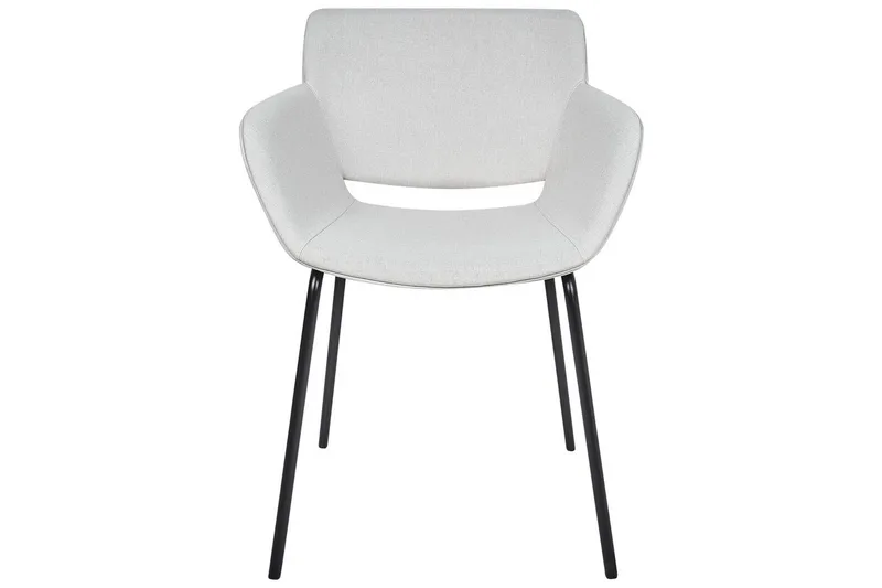 Set med 2 matstolar Axtel - Grå, svart - Möbler - Fåtölj & stolar - Matstol & köksstol