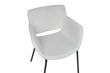 Set med 2 matstolar Axtel - Grå, svart - Möbler - Fåtölj & stolar - Matstol & köksstol