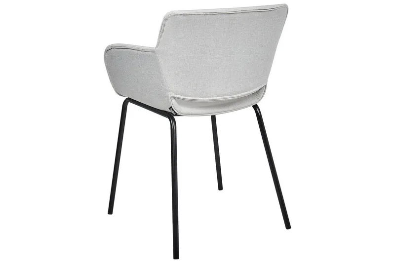 Set med 2 matstolar Axtel - Grå, svart - Möbler - Fåtölj & stolar - Matstol & köksstol