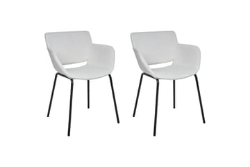 Set med 2 matstolar Axtel - Grå, svart - Möbler - Fåtölj & stolar - Matstol & köksstol