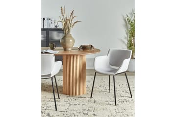 Set med 2 matstolar Axtel - Grå, svart - Möbler - Fåtölj & stolar - Matstol & köksstol