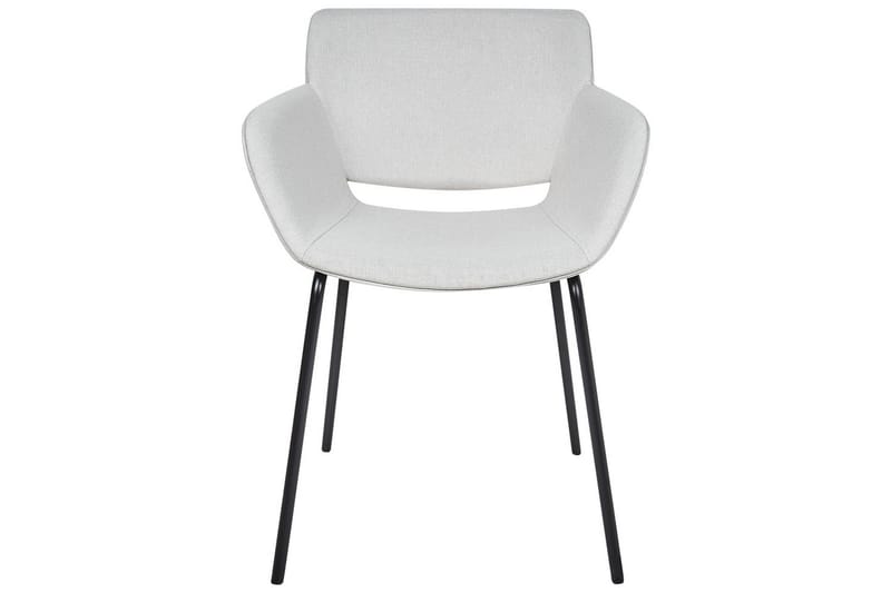 Set med 2 matstolar Axtel - Grå, svart - Möbler - Fåtölj & stolar - Matstol & köksstol