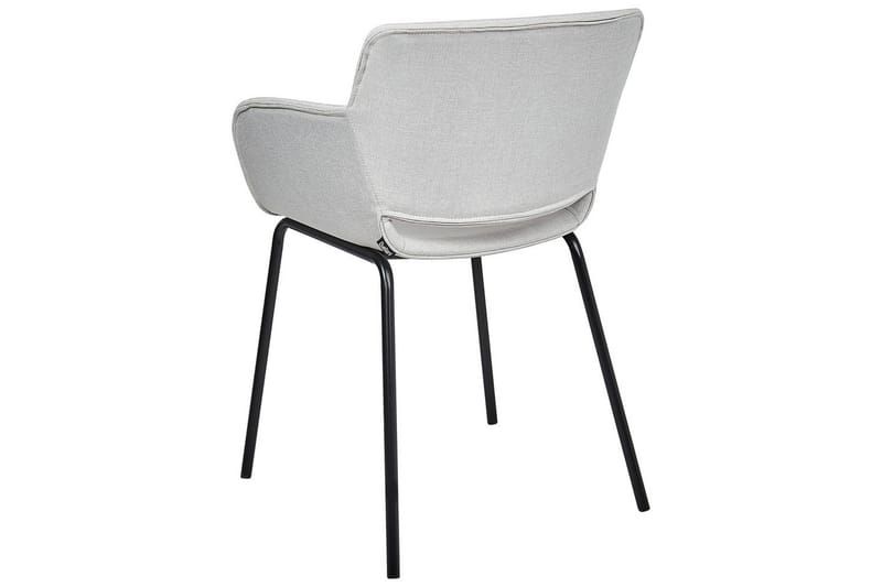 Set med 2 matstolar Axtel - Grå, svart - Möbler - Fåtölj & stolar - Matstol & köksstol