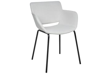 Set med 2 matstolar Axtel - Grå, svart - Möbler - Fåtölj & stolar - Matstol & köksstol