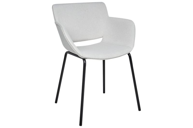Set med 2 matstolar Axtel - Grå, svart - Möbler - Fåtölj & stolar - Matstol & köksstol