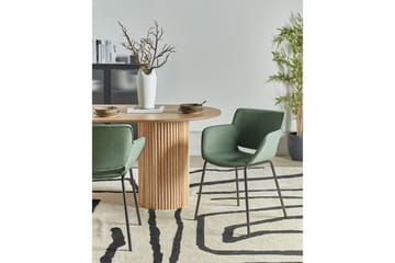 Set med 2 matstolar Axtel - Grön, Svart - Möbler - Fåtölj & stolar - Matstol & köksstol