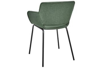 Set med 2 matstolar Axtel - Grön, Svart - Möbler - Fåtölj & stolar - Matstol & köksstol