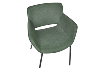 Set med 2 matstolar Axtel - Grön, Svart - Möbler - Fåtölj & stolar - Matstol & köksstol