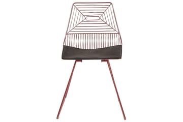 Set med 2 matstolar Beatty - Rosa guld, svart - Möbler - Fåtölj & stolar - Matstol & köksstol