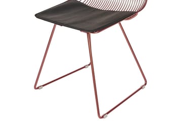 Set med 2 matstolar Beatty - Rosa guld, svart - Möbler - Fåtölj & stolar - Matstol & köksstol