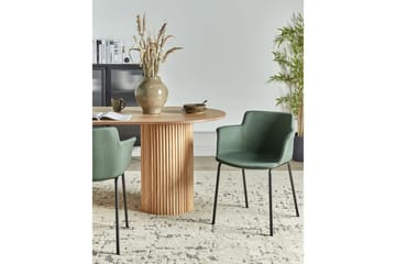 Set med 2 matstolar Belfield - Grön, Svart - Möbler - Fåtölj & stolar - Matstol & köksstol