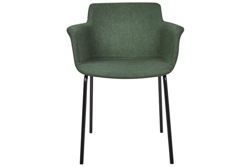 Set med 2 matstolar Belfield - Grön, Svart - Möbler - Fåtölj & stolar - Matstol & köksstol