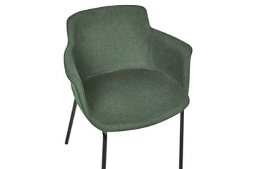 Set med 2 matstolar Belfield - Grön, Svart - Möbler - Fåtölj & stolar - Matstol & köksstol