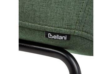 Set med 2 matstolar Belfield - Grön, Svart - Möbler - Fåtölj & stolar - Matstol & köksstol