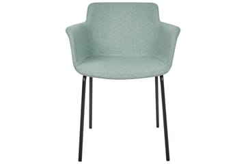 Set med 2 matstolar Belfield - Mintgrön, Svart - Möbler - Fåtölj & stolar - Matstol & köksstol