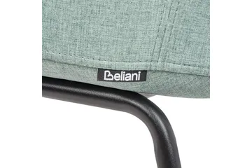 Set med 2 matstolar Belfield - Mintgrön, Svart - Möbler - Fåtölj & stolar - Matstol & köksstol