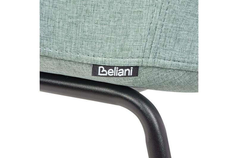 Set med 2 matstolar Belfield - Mintgrön, Svart - Möbler - Fåtölj & stolar - Matstol & köksstol