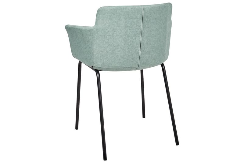 Set med 2 matstolar Belfield - Mintgrön, Svart - Möbler - Fåtölj & stolar - Matstol & köksstol