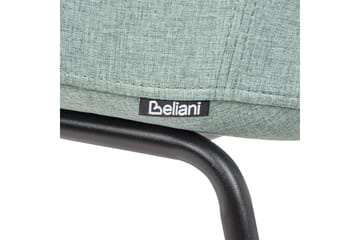 Set med 2 matstolar Belfield - Mintgrön, Svart - Möbler - Fåtölj & stolar - Matstol & köksstol