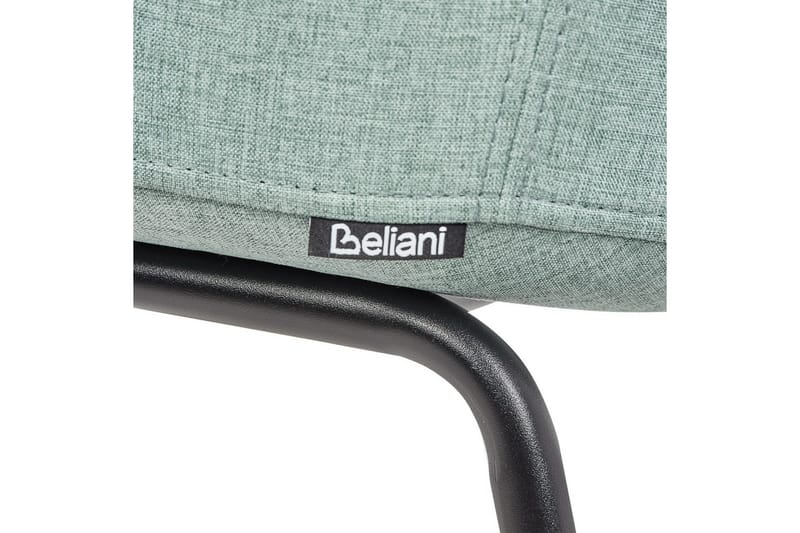 Set med 2 matstolar Belfield - Mintgrön, Svart - Möbler - Fåtölj & stolar - Matstol & köksstol