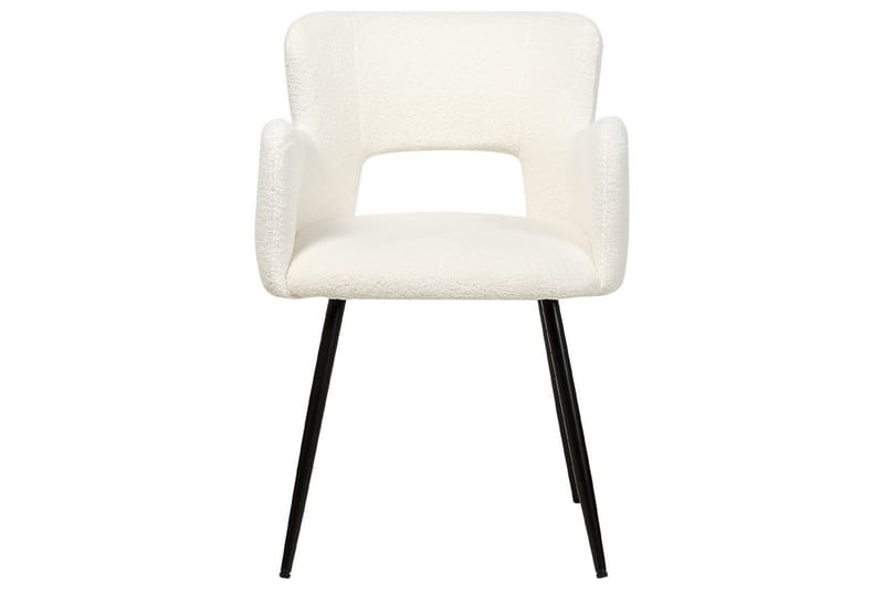 Set med 2 matstolar Bouclé Sanilac - Möbler - Fåtölj & stolar - Matstol & köksstol