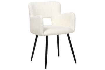 Set med 2 matstolar Bouclé Sanilac - Möbler - Fåtölj & stolar - Matstol & köksstol