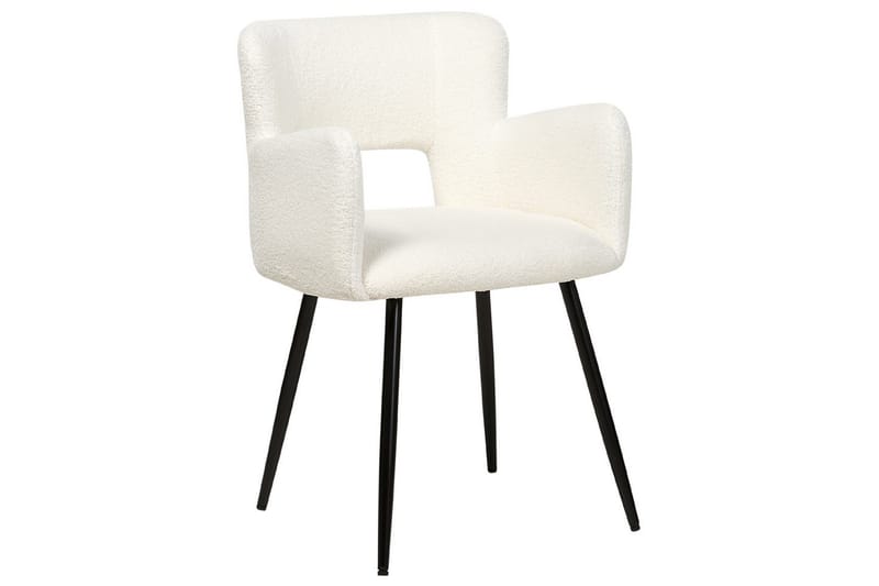 Set med 2 matstolar Bouclé Sanilac - Möbler - Fåtölj & stolar - Matstol & köksstol