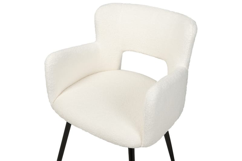 Set med 2 matstolar Bouclé Sanilac - Möbler - Fåtölj & stolar - Matstol & köksstol