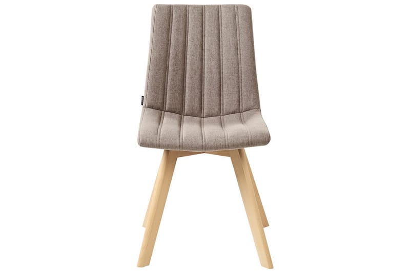 Set med 2 matstolar Calgary - Brunt, ljust trä - Möbler - Fåtölj & stolar - Matstol & köksstol