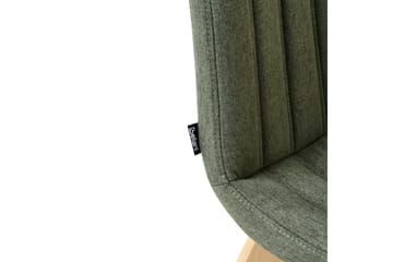 Set med 2 matstolar Calgary - Grönt, ljust trä - Möbler - Fåtölj & stolar - Matstol & köksstol