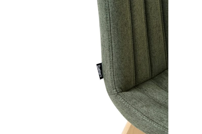 Set med 2 matstolar Calgary - Grönt, ljust trä - Möbler - Fåtölj & stolar - Matstol & köksstol