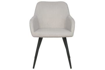 Set med 2 matstolar Casmalia - Beige, svart - Möbler - Fåtölj & stolar - Matstol & köksstol
