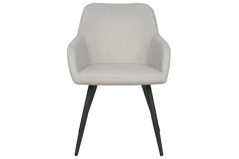 Set med 2 matstolar Casmalia - Beige, svart - Möbler - Fåtölj & stolar - Matstol & köksstol