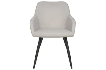 Set med 2 matstolar Casmalia - Beige, svart - Möbler - Fåtölj & stolar - Matstol & köksstol