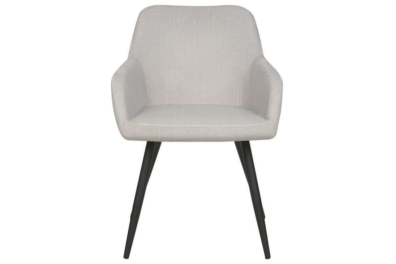 Set med 2 matstolar Casmalia - Beige, svart - Möbler - Fåtölj & stolar - Matstol & köksstol