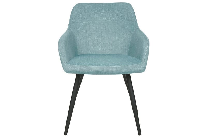 Set med 2 matstolar Casmalia - Blå, Svart - Möbler - Fåtölj & stolar - Matstol & köksstol