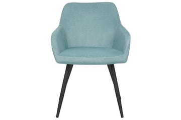 Set med 2 matstolar Casmalia - Blå, Svart - Möbler - Fåtölj & stolar - Matstol & köksstol