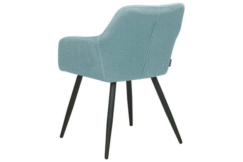 Set med 2 matstolar Casmalia - Blå, Svart - Möbler - Fåtölj & stolar - Matstol & köksstol