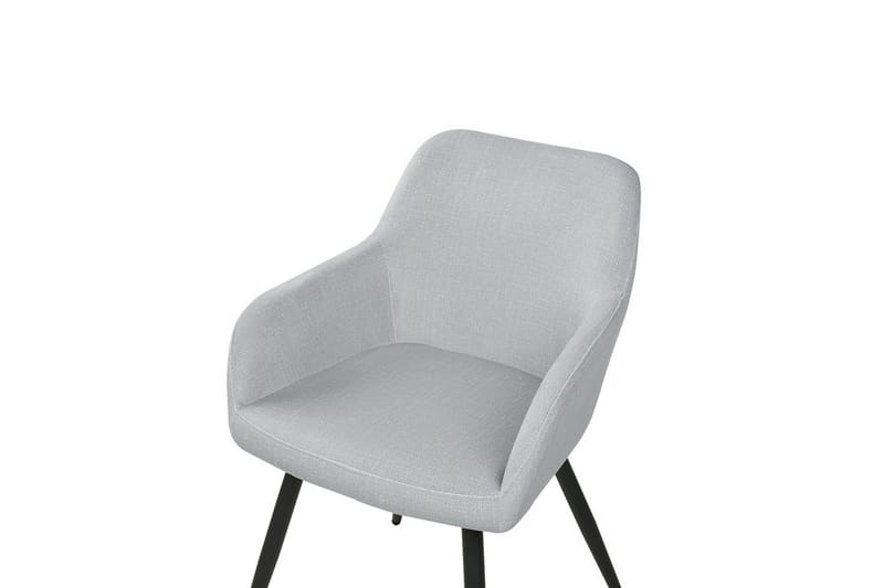 Set med 2 matstolar Casmalia - Grå, svart - Möbler - Fåtölj & stolar - Matstol & köksstol