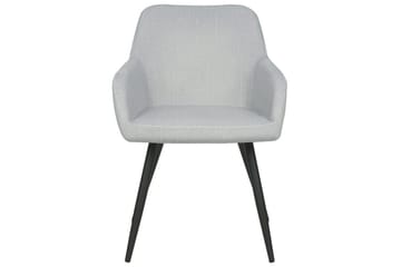 Set med 2 matstolar Casmalia - Grå, svart - Möbler - Fåtölj & stolar - Matstol & köksstol