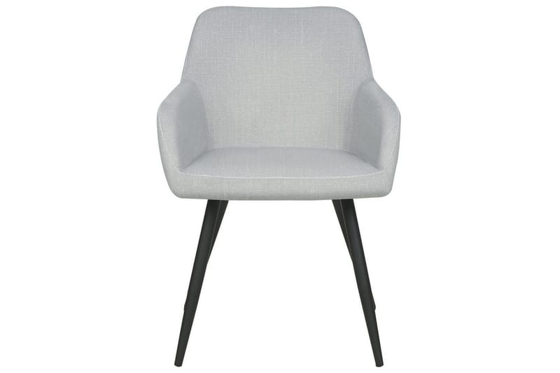 Set med 2 matstolar Casmalia - Grå, svart - Möbler - Fåtölj & stolar - Matstol & köksstol